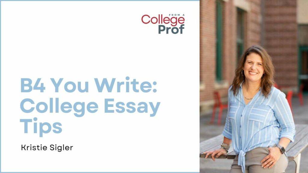 how to format a college admissions essay