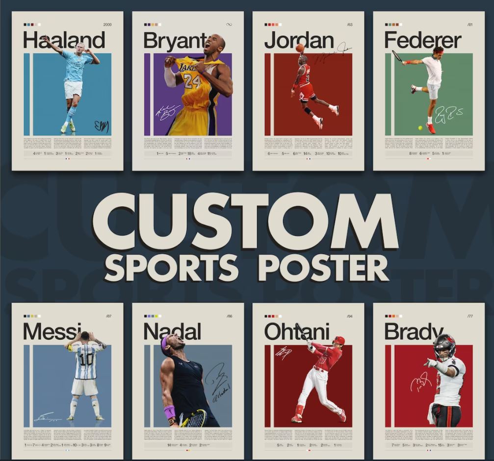Custom Sports Posters